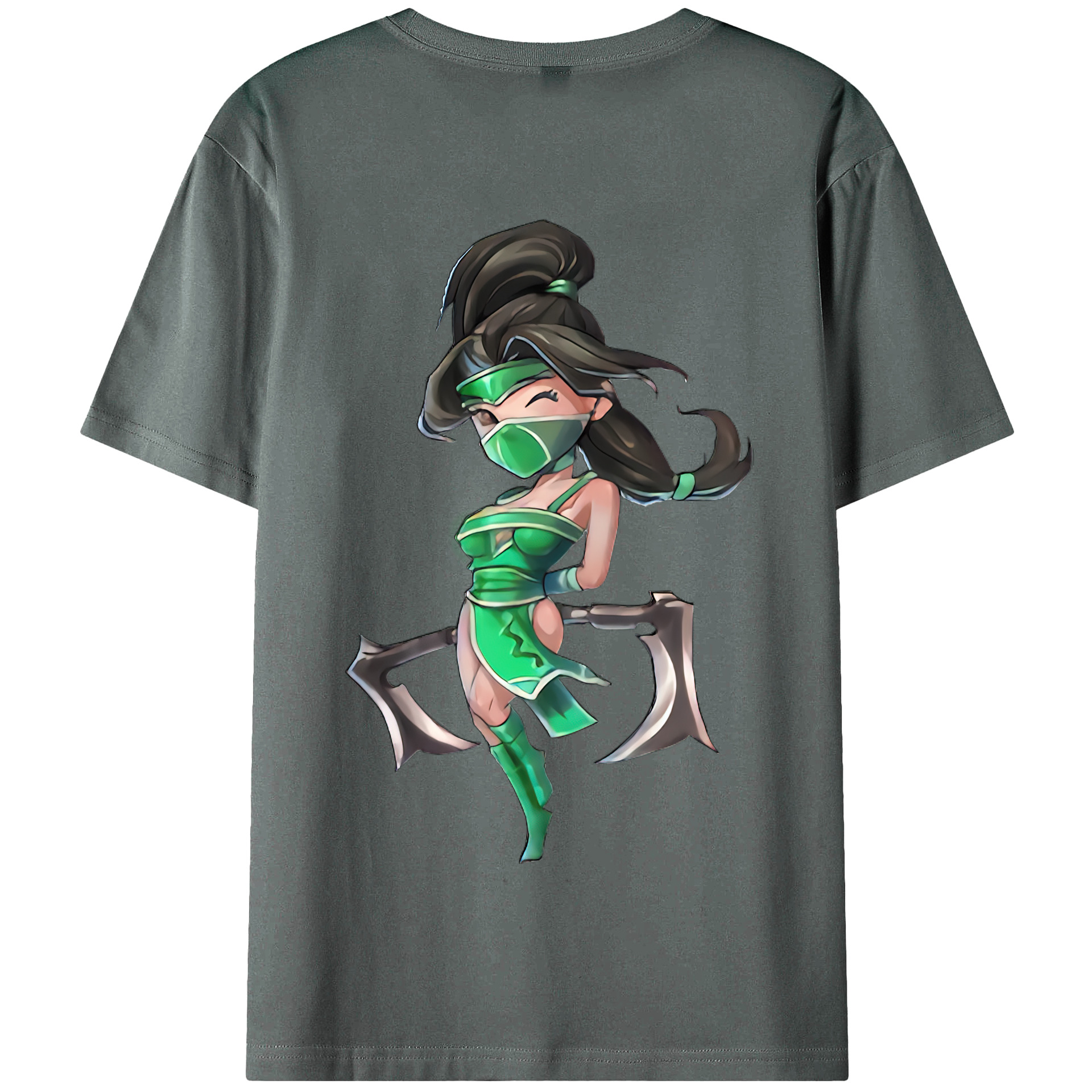 リーグ・オブ・レジェンド League of Legends LOL 綿100％半袖Tシャツ（背面プリント）